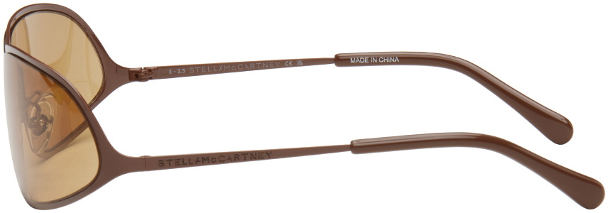 サングラス STELLA MCCARTNEY Woman Sunglasses Brown SC40047I-Y 52V Stella McCartney Brown Oval Sunglasses Stella McCartney