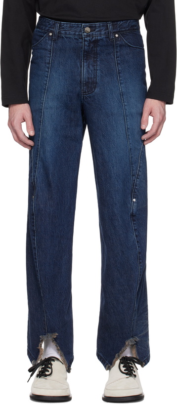 Photo: ADER error Blue Twisted Jeans