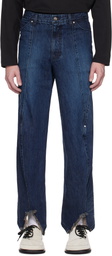 ADER error Blue Twisted Jeans