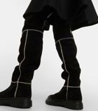 Hogan H619 suede knee-high boots