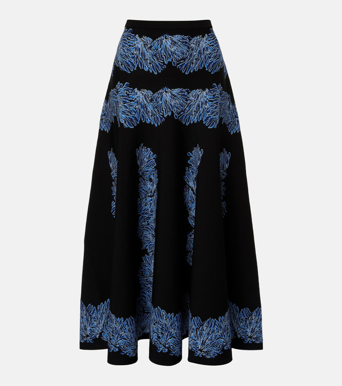 Ulla Johnson Alessia knitted jacquard midi skirt