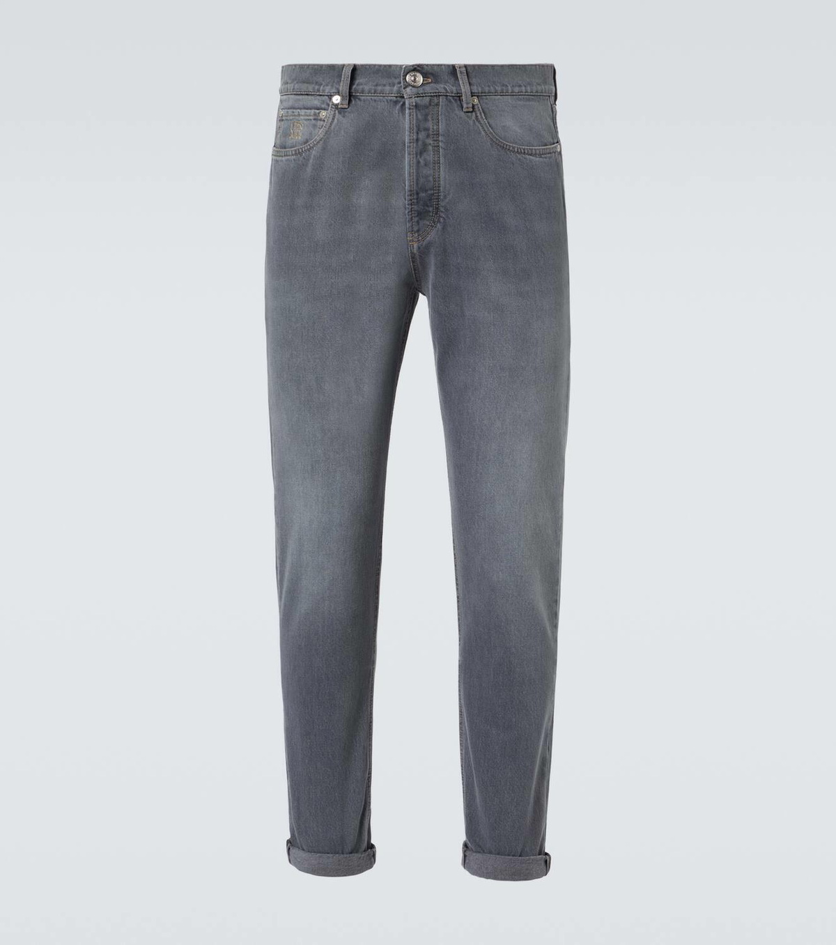 Brunello Cucinelli Iconic Fit mid-rise slim jeans