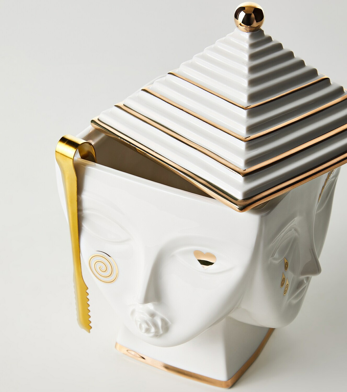 Jonathan Adler Masquerade porcelain ice bucket