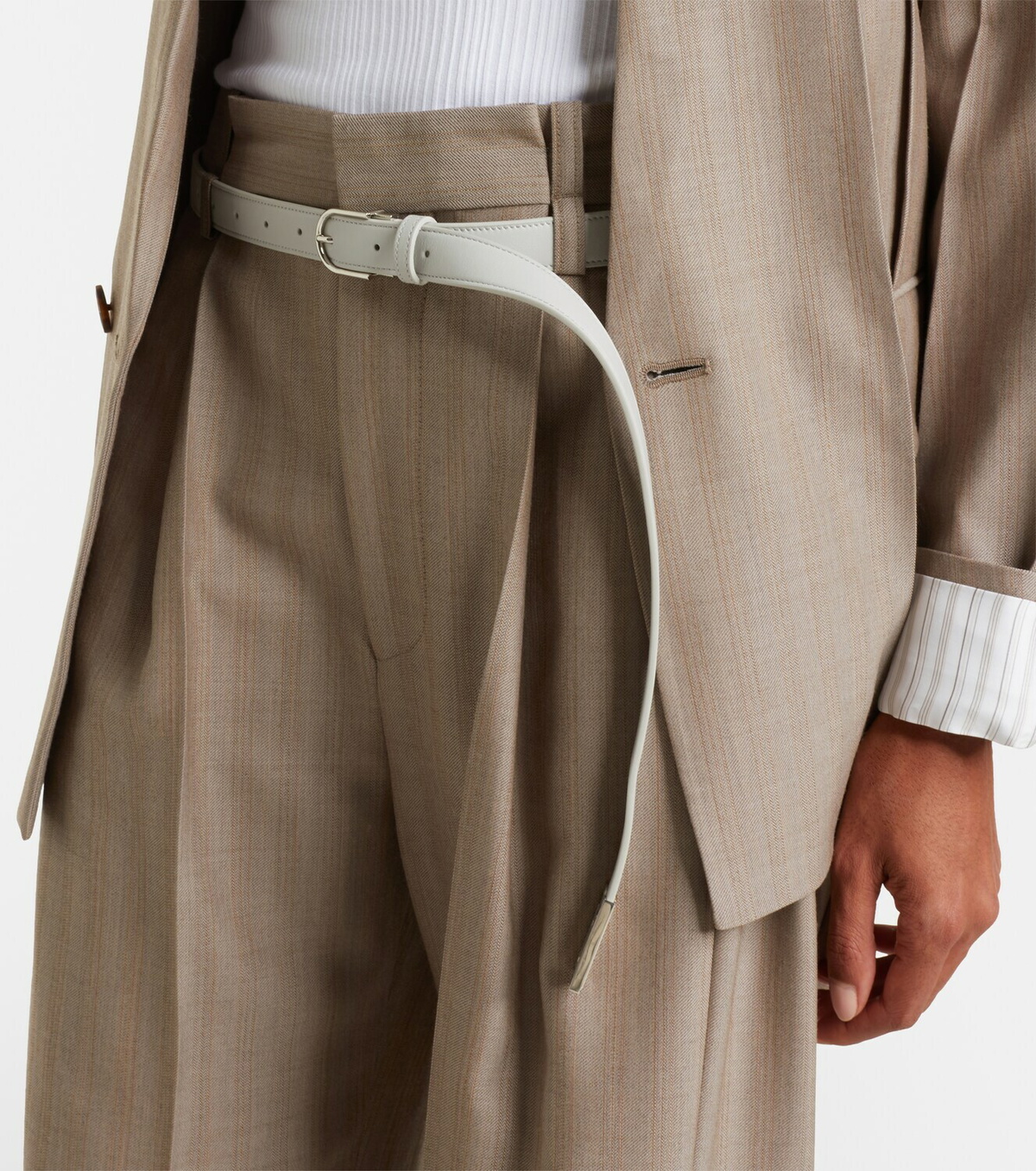 Victoria Beckham Dorian B leather belt