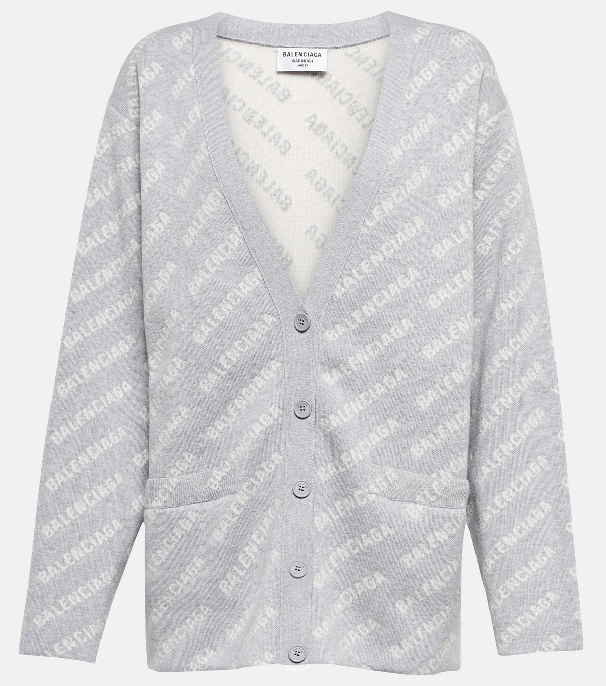 Balenciaga - Logo cotton-blend cardigan