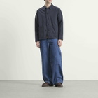 NN07 Men's Blaze Seersucker Shirt Jacket in Navy Blue