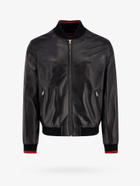 Gucci Jacket Black Mens Leather Jacket