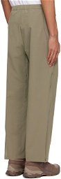 Goldwin 0 Khaki Side Zip Trousers
