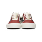 Vans Red and Off-White OG Old Skool VLT LX Sneakers