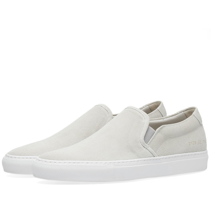 Photo: Common Projects Slip On Suede