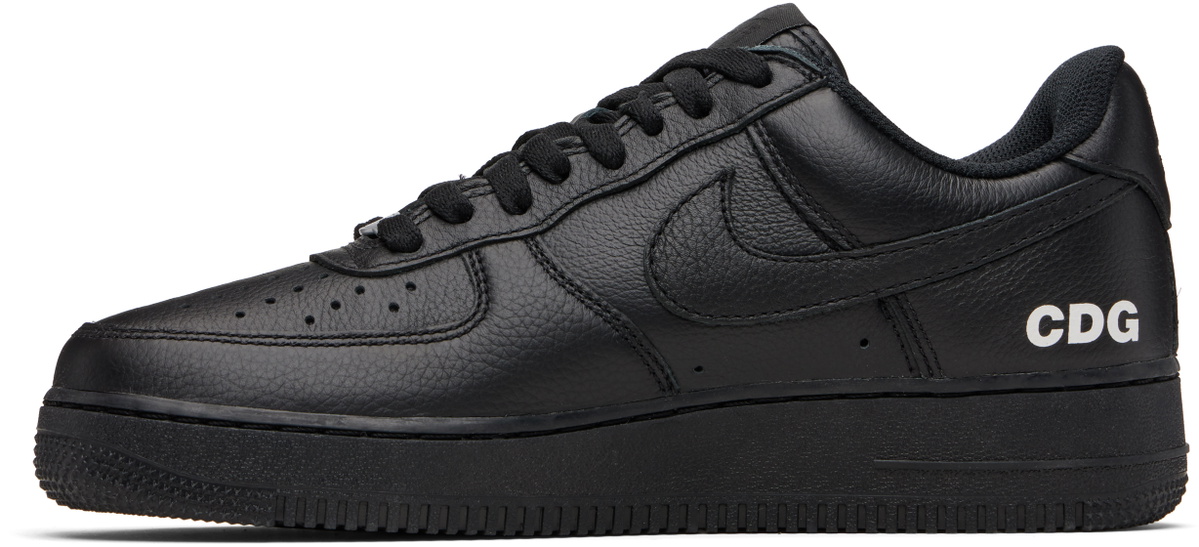 Black Comme des Garçons Black Nike Edition Air Force 1 Low Retro SP Sneakers