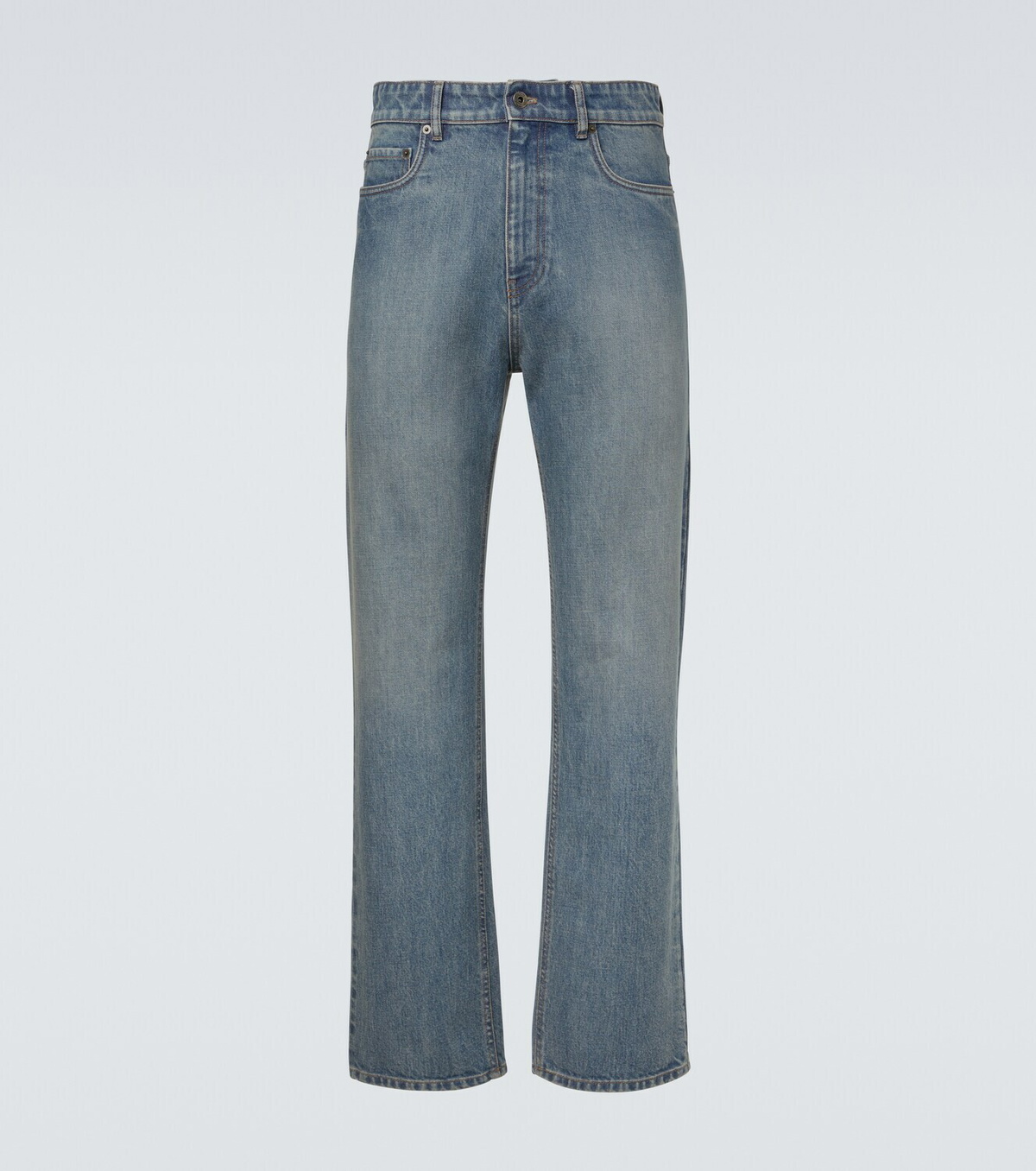 Miu Miu Logo straight jeans