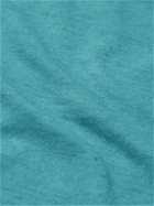 The Elder Statesman - Cotton and Cashmere-Blend Jersey T-Shirt - Blue