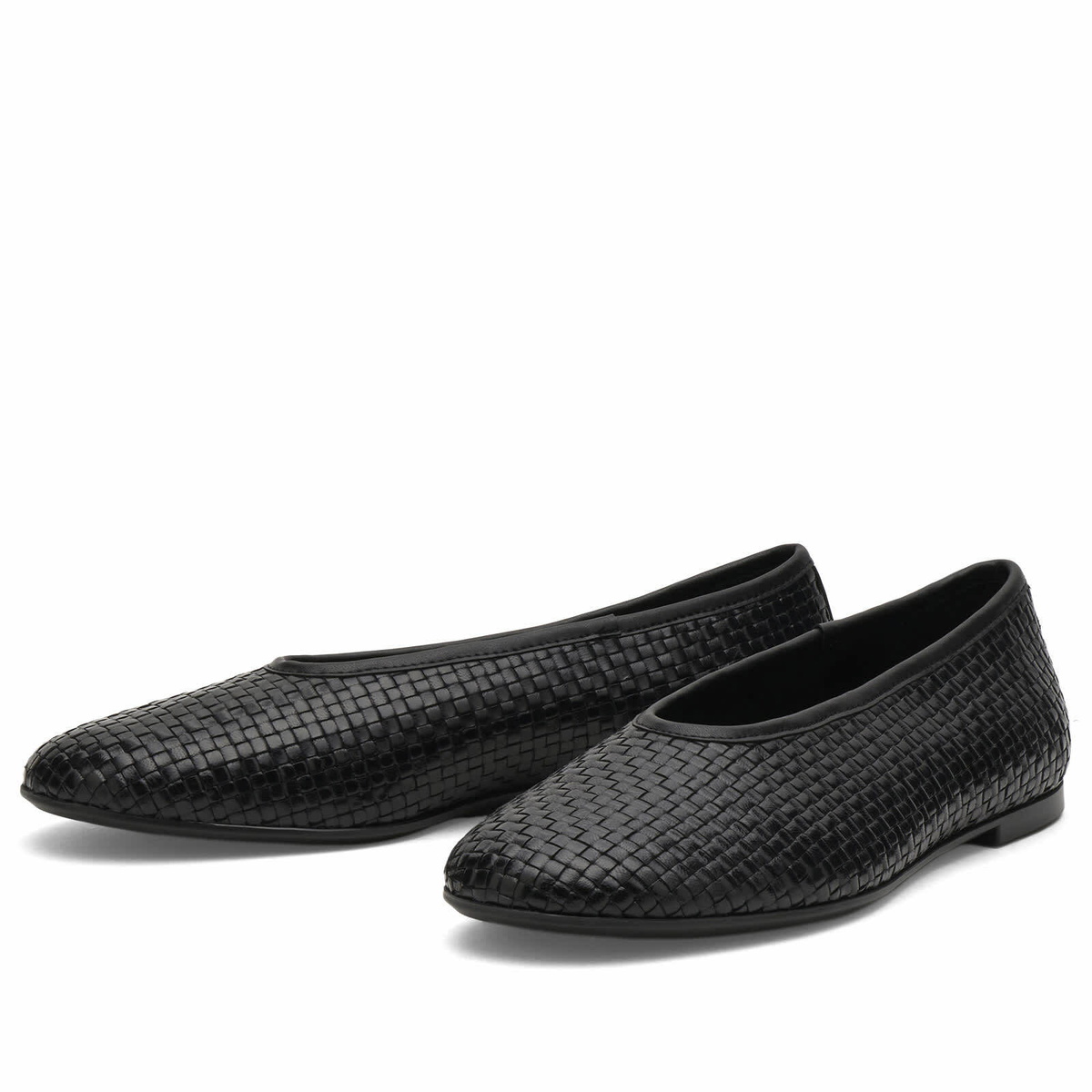 Vagabond Shoemakers Women's Vagabond Aleya Braided Leather Ballet in Black