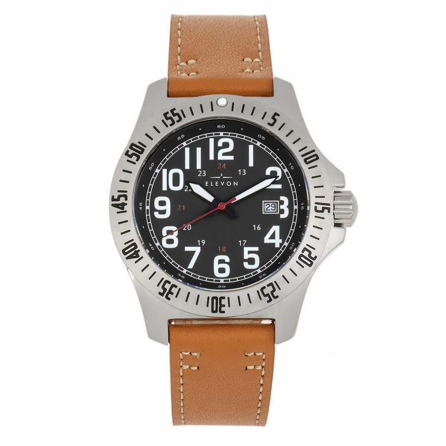 Elevon Aviator Black Dial Mens Watch ELE120-15