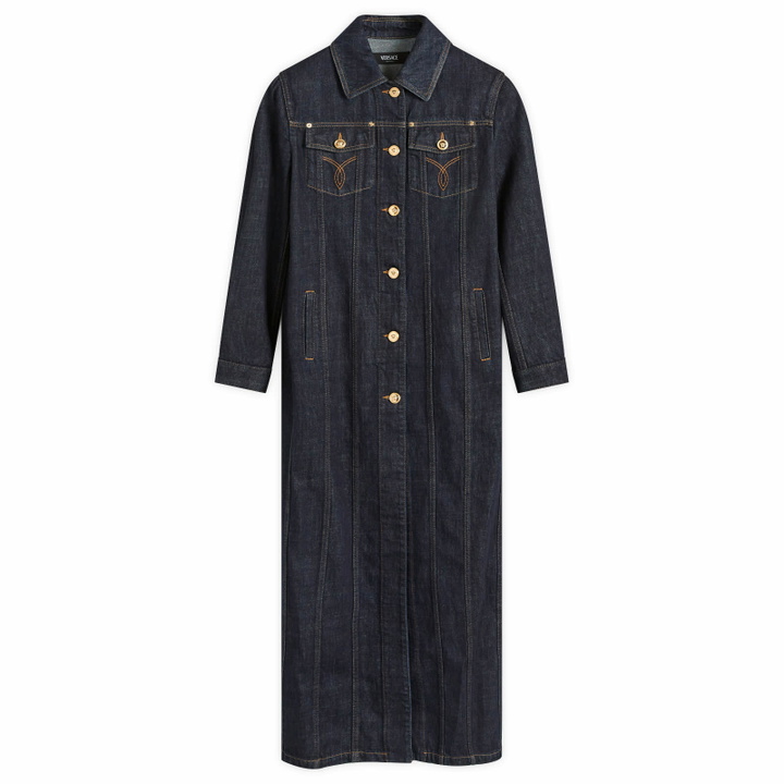 Photo: Versace Women's Denim Jacket in Dark Blue
