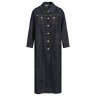 Versace Women's Denim Jacket in Dark Blue