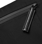 Berluti - Salou Leather-Trimmed Printed Nylon Messenger Bag - Black