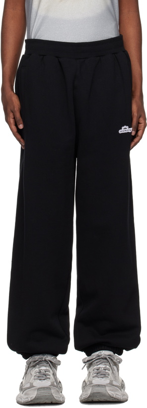 Photo: Awake NY Black Crown Logo Sweatpants