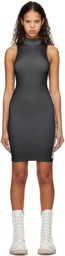 AMIRI Black Seamless Minidress