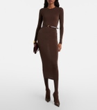 Wardrobe.NYC Sheer midi skirt