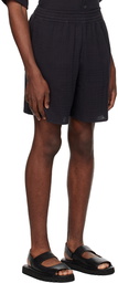 True Tribe Navy Smooth Steve Shorts