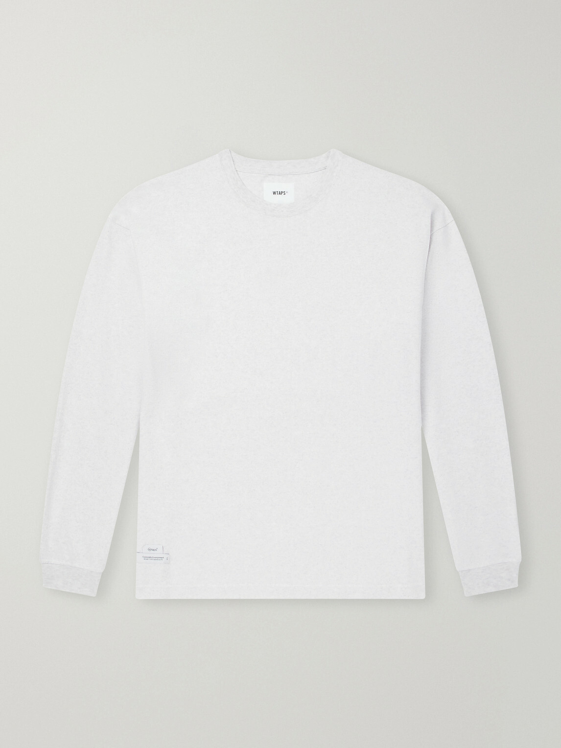 WTAPS - Logo-Appliquéd Cotton-Jersey T-Shirt - Gray