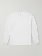 WTAPS - Logo-Appliquéd Cotton-Jersey T-Shirt - Gray