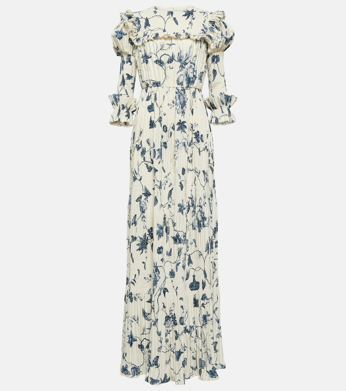 ERDEM Roselia Edith-Print Silk スカート ERDEM Roselia Edith-Print Silk スカート