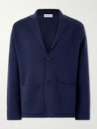John Smedley - Narah 2 Merino Wool Blazer - Blue