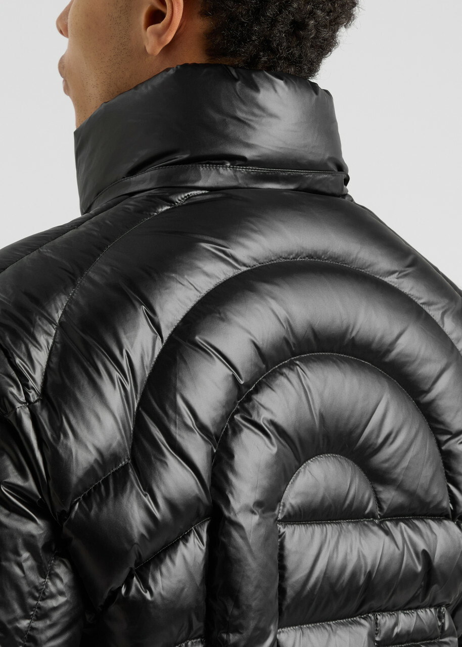 Casablanca Quilted Nylon Jacket Black Casablanca
