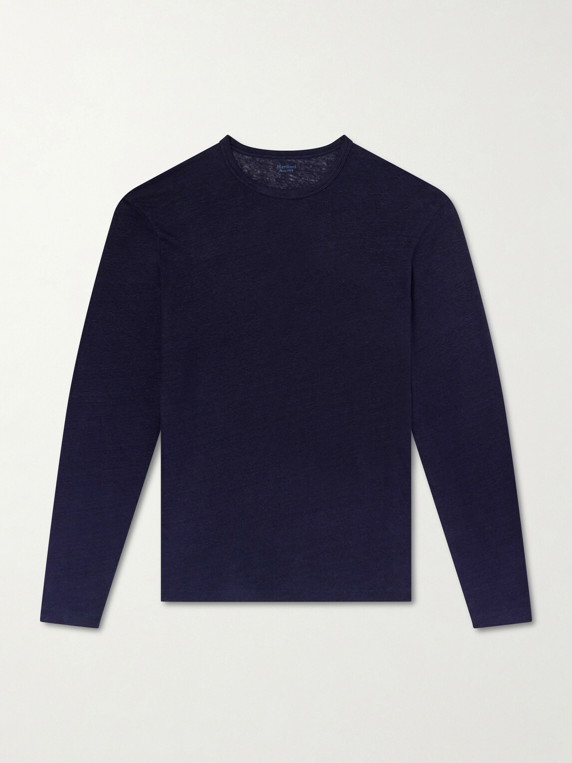 Hartford - Linen-Jersey T-Shirt - Blue
