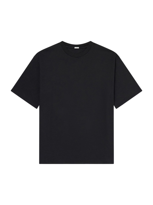 Photo: A.PRESSE - Cotton and Cashmere-Blend T-Shirt - Black