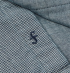 FRAME - Indigo-Dyed Puppytooth Cotton Shirt - Navy