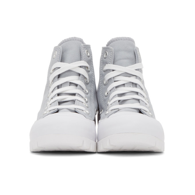Converse Grey Chuck Taylor All-Star Lugged High-Top Sneakers Converse