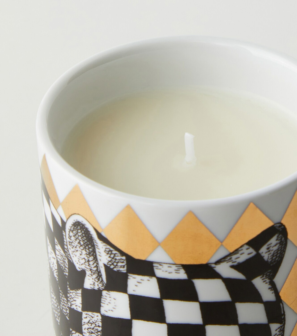 Fornasetti High Fidelity porcelain scented candle