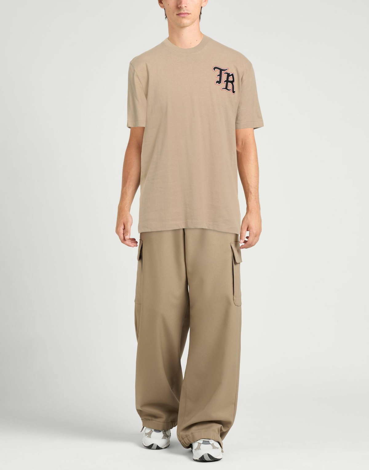 True Religion Mens T-shirt in Beige