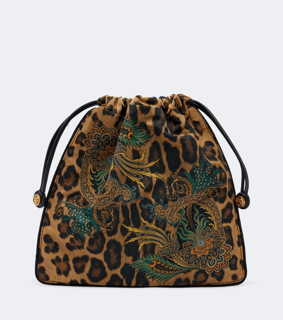 Etro Mini leopard-print pouch