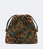 Etro Mini leopard-print pouch