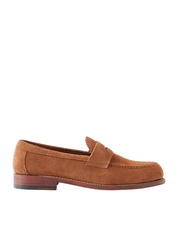 Photo: Sebago - Ryann Suede Penny Loafers - Brown