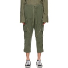 Greg Lauren Khaki Baker Essential Cargo Pants