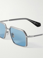 Jacques Marie Mage - Vasco Square-Frame Silver-Tone Sunglasses