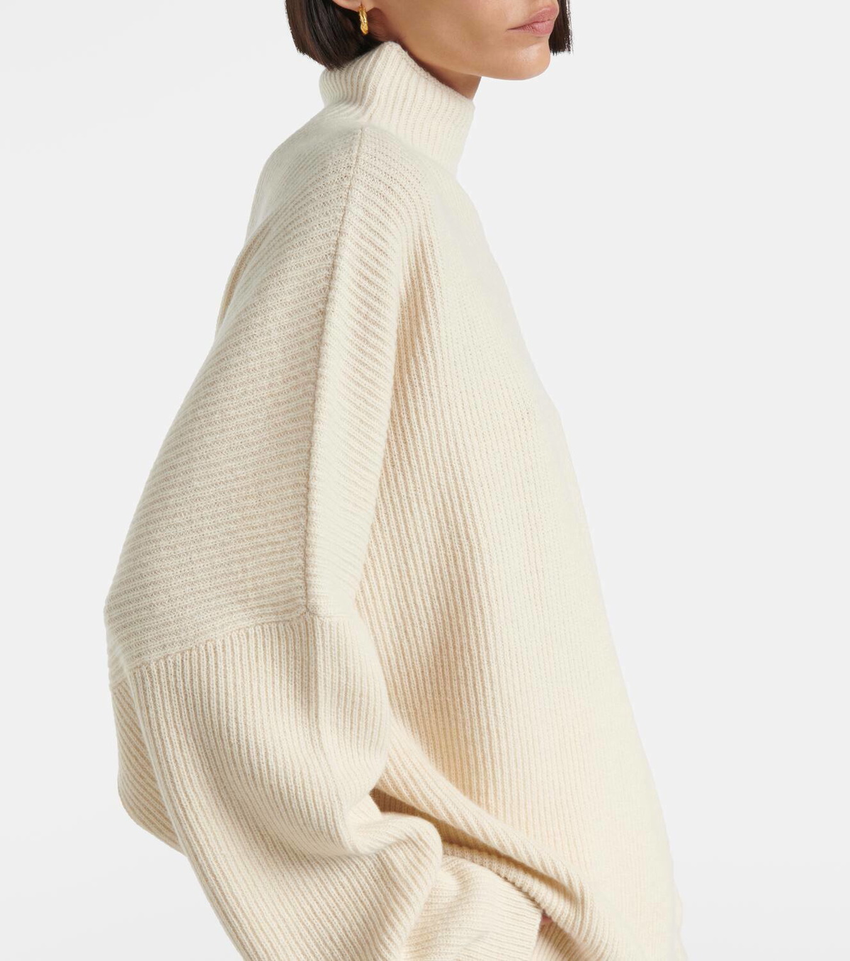 Fforme Kimm cashmere-blend mock neck sweater
