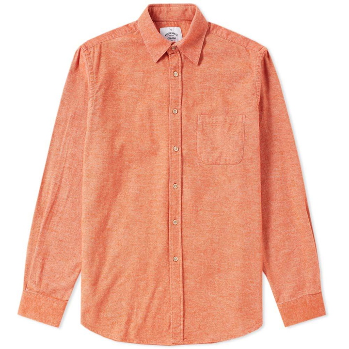 Photo: Portuguese Flannel Teca Flannel Shirt Orange