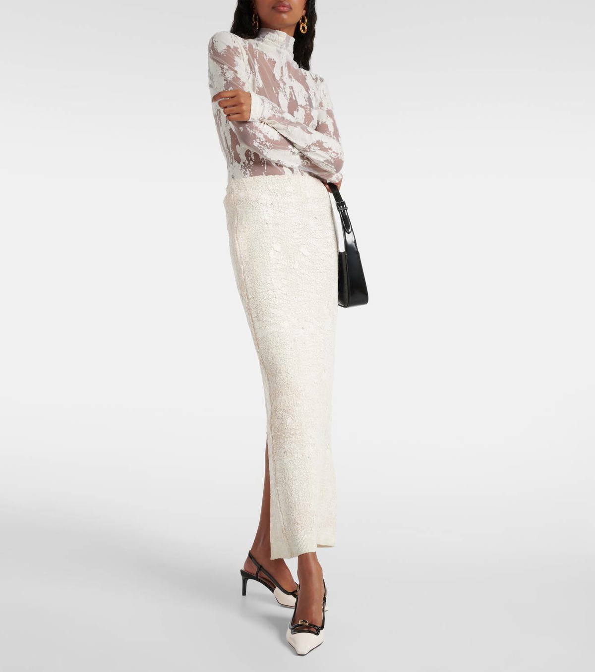 Roger Vivier Viv' Canard patent leather slingback pumps