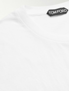 TOM FORD - Slim-Fit Cotton-Blend Jersey T-Shirt - White