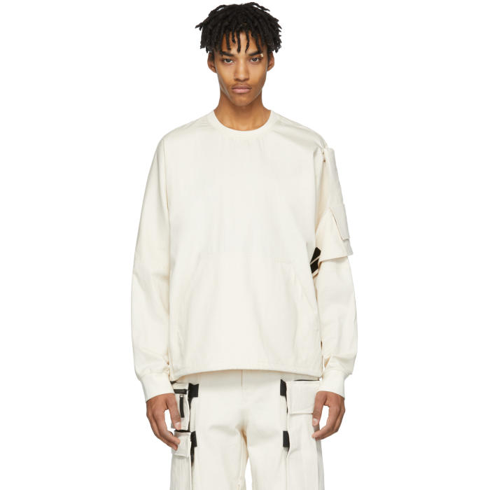 Raw Research Beige Hybrid Archive Collyde Sweatshirt 