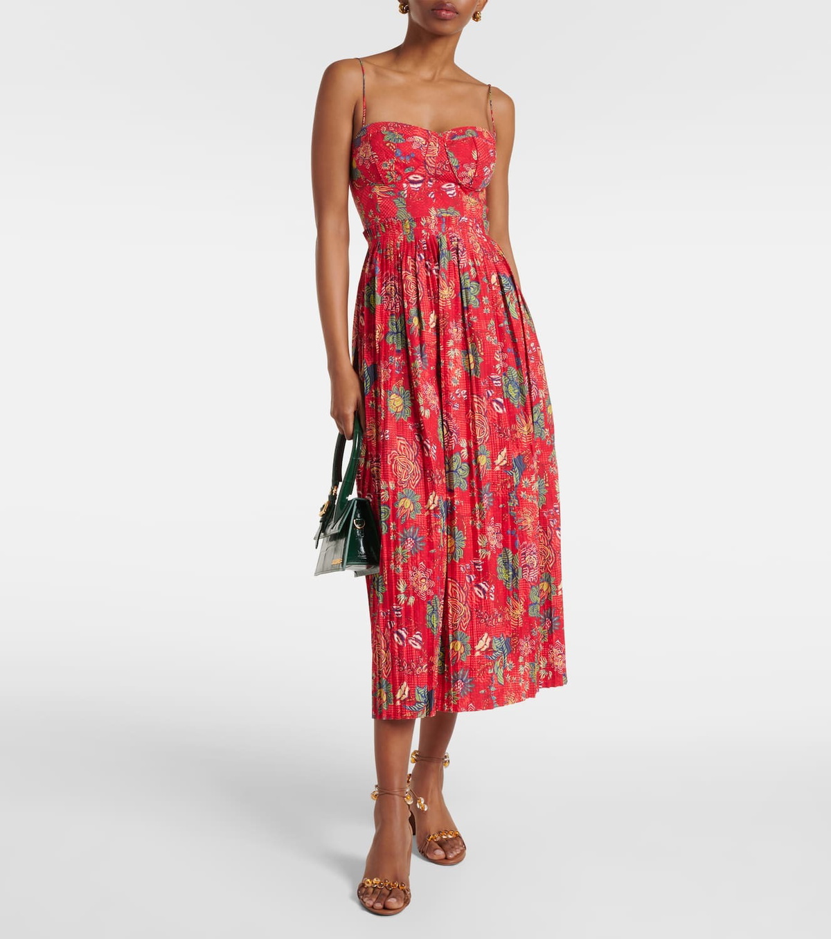 Ulla Johnson Jessie Cotton Poplin Midi Dress Ulla Johnson