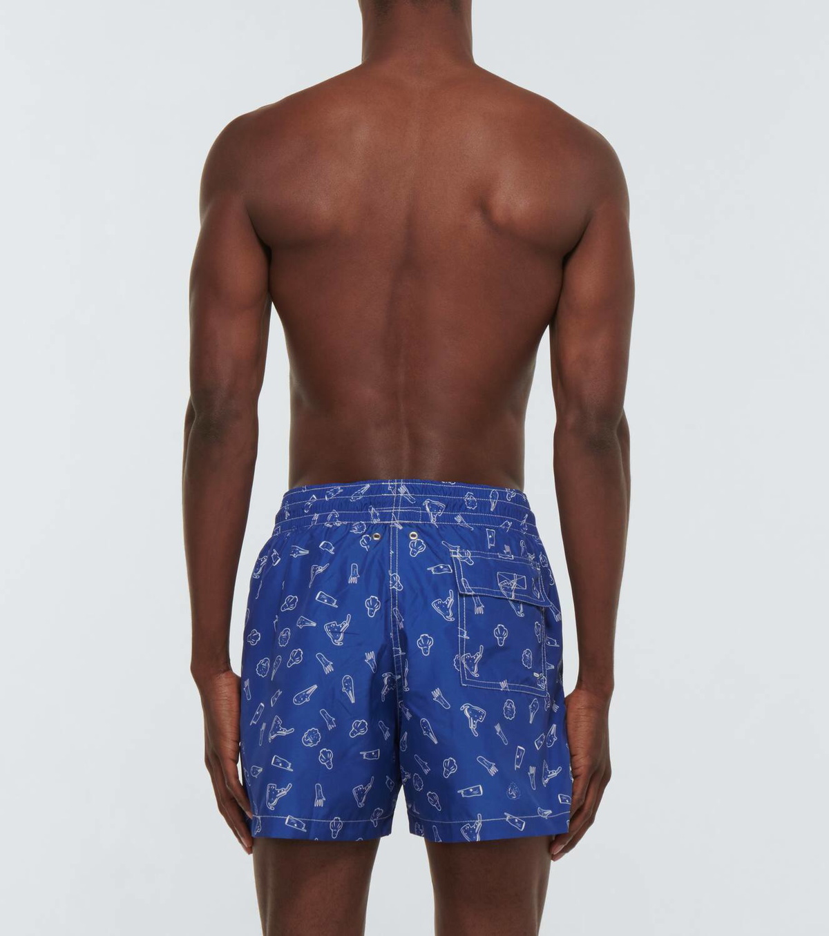 Arrels Barcelona Printed swim shorts