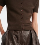 Magda Butrym Cotton and cashmere cardigan